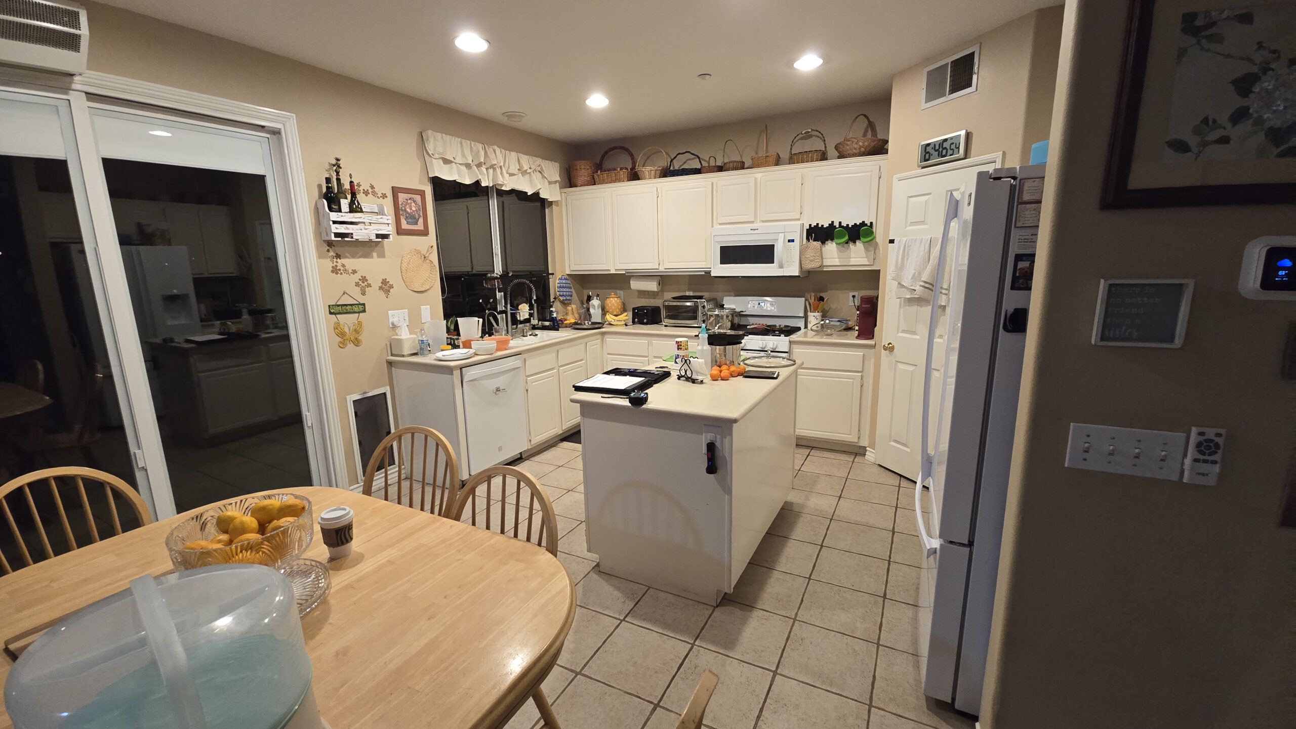 Before cleaning